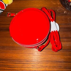 Marc Jacobs NewVibrant Red Round Crossbody Bag